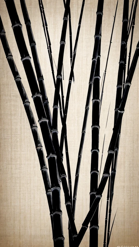 一本新中式menu封面,The background image is a full-screen ink painting,Color black and white ink,bamboo,Textured,grace,High-end。menu。