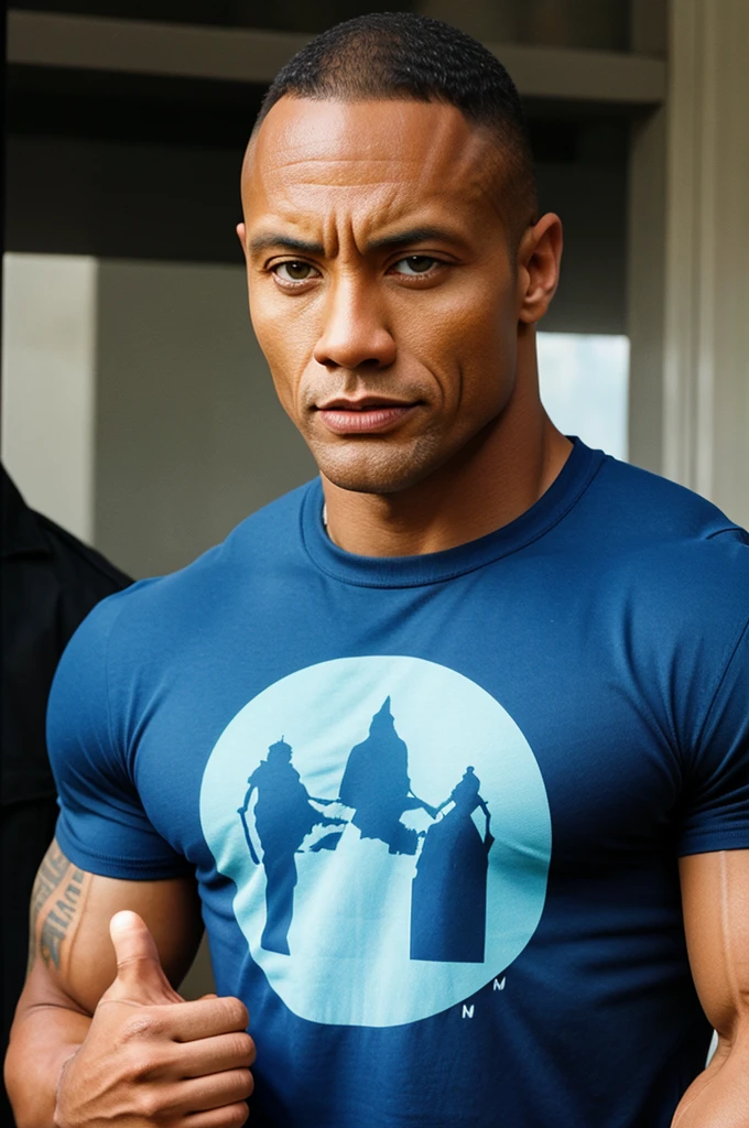 The rock as a kid