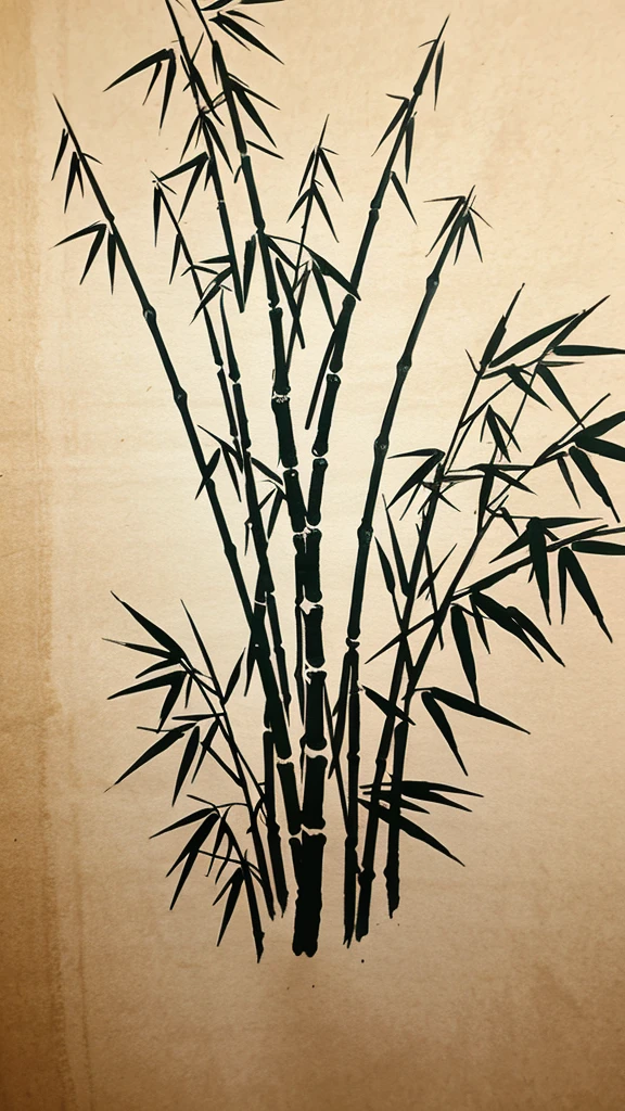 Chinese Menu,Ink Painting,bamboo,