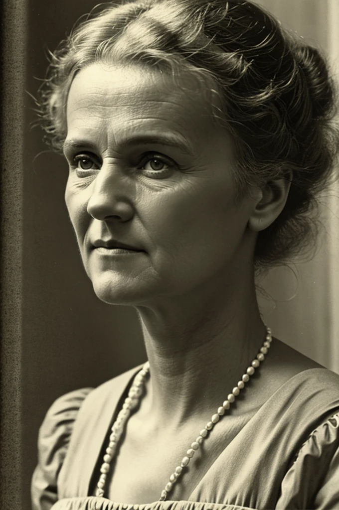 Dibujo de Marie Curie