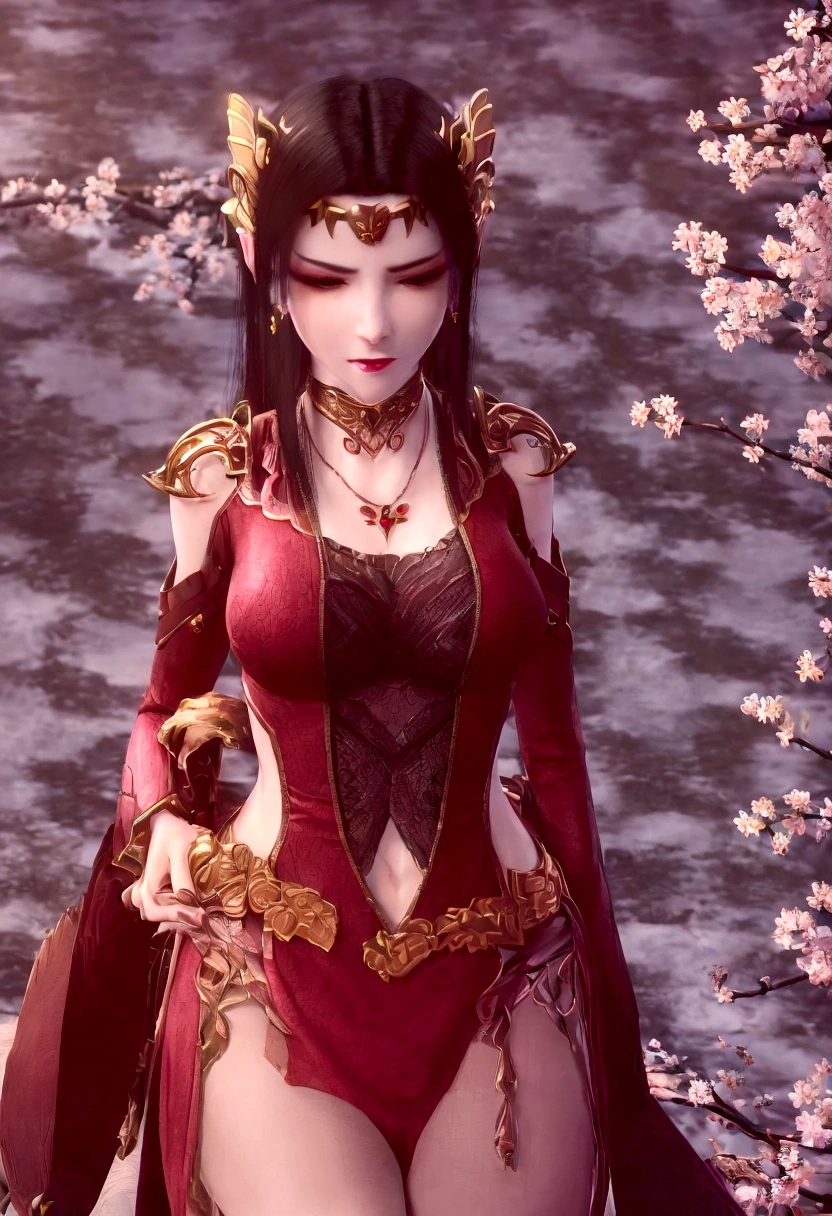 (,1girl, pov,best quality,masterpiece, ) ,(((,cherry blossoms, ))) ultra realistic 8k cg, flawless, clean, masterpiece, professional artwork, famous artwork, cinematic lighting, cinematic bloom, perfect face, beautiful face, fantasy, dreamlike, unreal, science fiction, luxury, jewelry, diamond, gold, pearl, gem, sapphire, ruby, emerald, intricate detail, delicate pattern, charming, alluring, seductive, ??????, enchanting, hair ornament, necklace, earrings, bracelet, armlet,halo,autumn leaves,