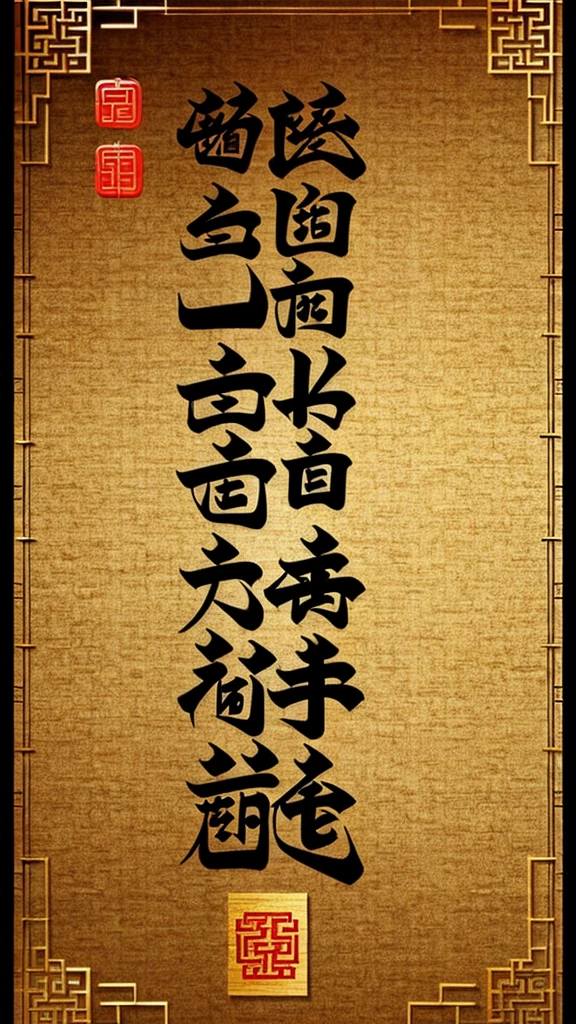 A Chinese menu，Write the word menu on the menu，Background is Chinese style ink bamboo，Textured，black.