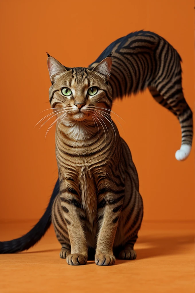 Gato naranja 2d