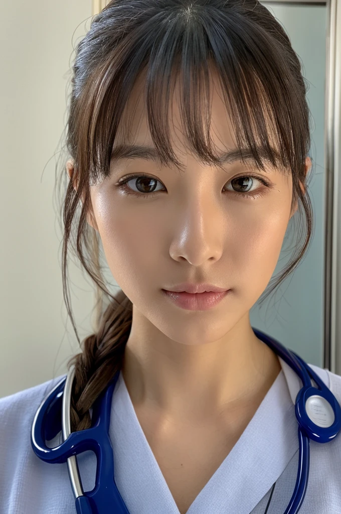 ((Highest quality)), ((masterpiece)), (detailed),Perfect Face,Japanese,Female doctor,White