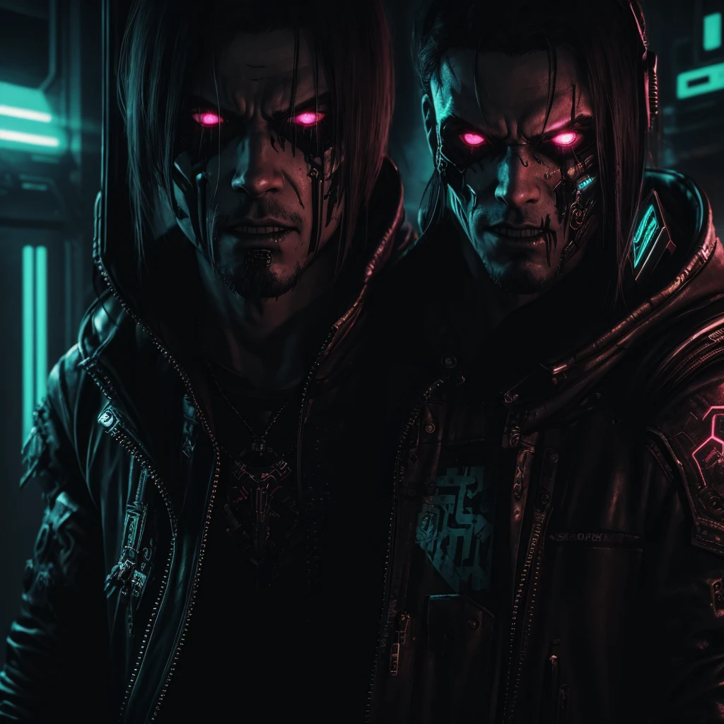 cyberpunk, doom, deathcore, face
