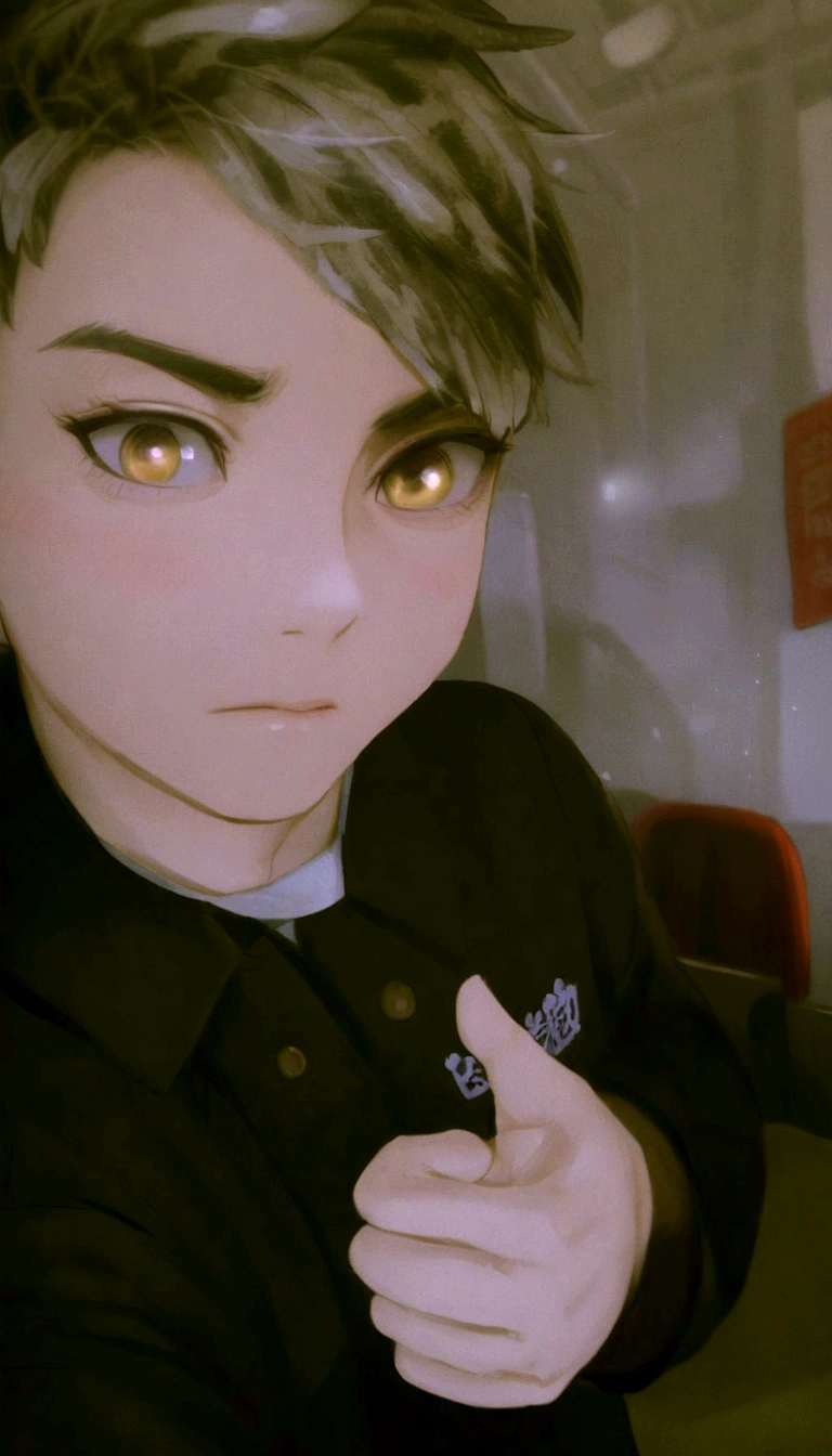 Tipo anime chico rudo