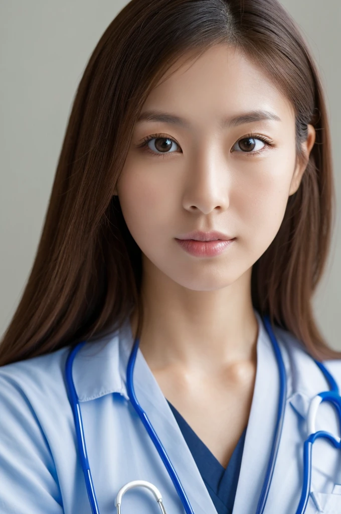 ((Highest quality)), ((masterpiece)), (detailed),Perfect Face,Japanese,Female doctor,White