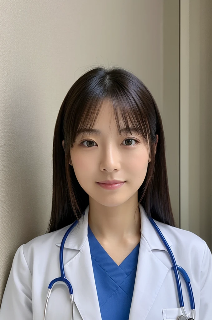 ((Highest quality)), ((masterpiece)), (detailed),Perfect Face,Japanese,Female doctor,White