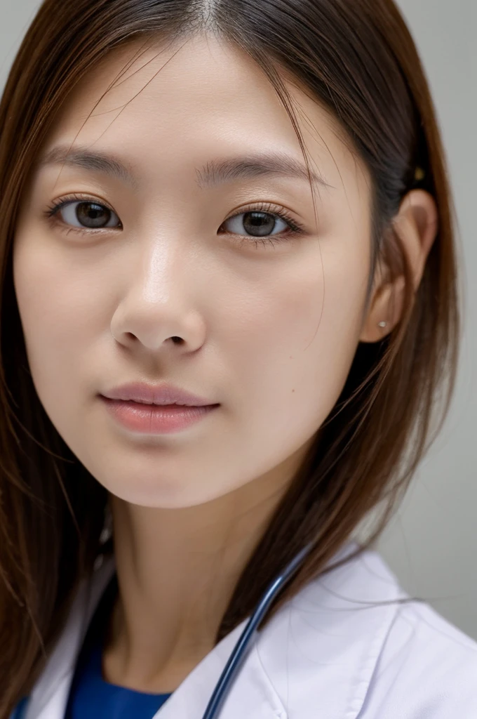 ((Highest quality)), ((masterpiece)), (detailed),Perfect Face,Japanese,Female doctor,White