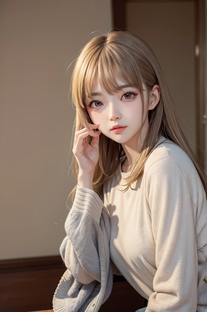 Absurdres, Masterpiece, Best quality, light colors, pastel colors, korean girl from webtoon with Beautiful face , beautiful hair , a character from kdrama, anime eyes, semi casual clothes, masterpiece background, detailed background