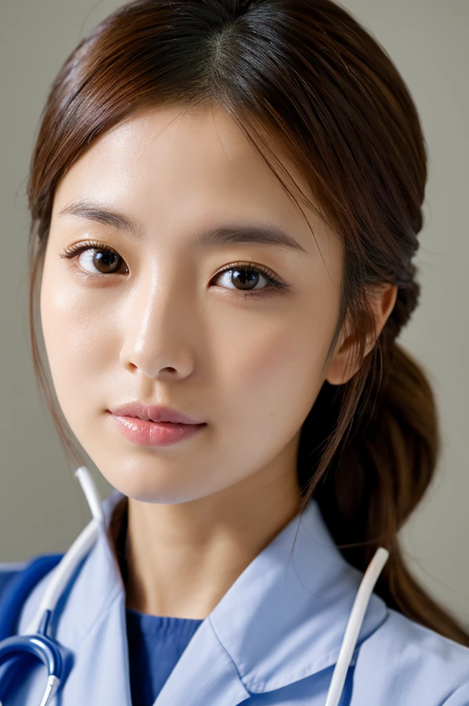 ((Highest quality)), ((masterpiece)), (detailed),Perfect Face,Japanese,Female doctor,White