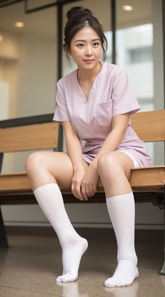 A 28year-old woman in a white nurse uniform sits with her legs apart, Exposing panties. nurse ÉO
H15, Wearing slightly 超リアルな dirty Nike short
white socks, Wearing nurse clothes, nurse, nurse girl, Wear short socks, Sitting in thigh-high socks, Wearing a pink blouse, Stretch your legs and come on, smell my feet,
(Ultra-realistic # Nike 黒のlogo 1 Try on the white socks that come with it : The socks have the # Nike logo on them. :
1.2），.
Asian Eyes Ella. White socks with the Nike logo