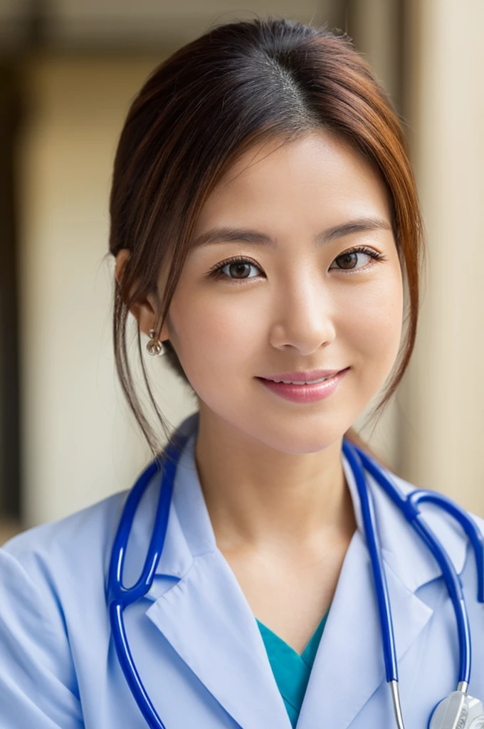 masterpiece,best quality,(Japanese ),((Beautiful girl)),cleavage,indoor,(perfect body beauty:1.2),(shy smile),beautiful teeth,medical mask,