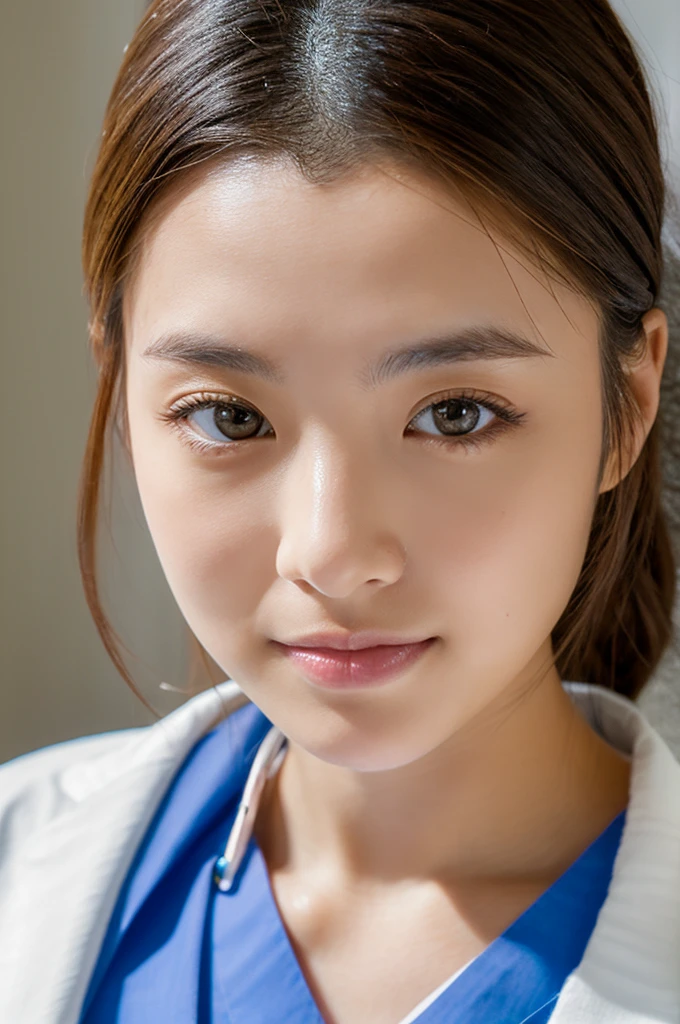 ((Highest quality)), ((masterpiece)), (detailed),Perfect Face,Japanese,Female doctor,White