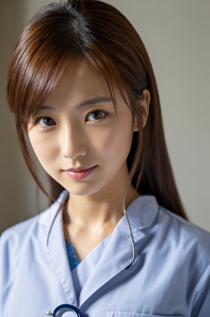 ((Highest quality)), ((masterpiece)), (detailed),Perfect Face,Japanese,Female doctor,White