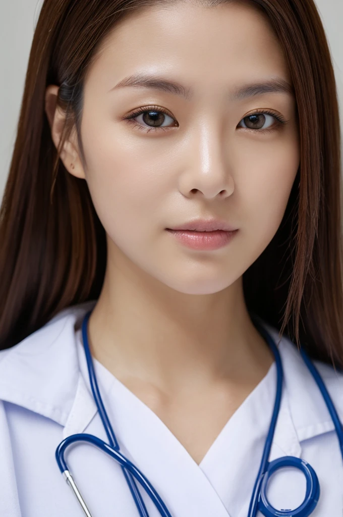 ((Highest quality)), ((masterpiece)), (detailed),Perfect Face,Japanese,Female doctor,White
