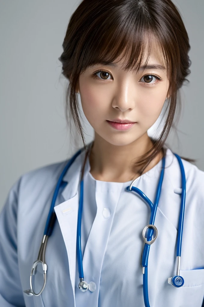 ((Highest quality)), ((masterpiece)), (detailed),Perfect Face,Japanese,Female doctor,White