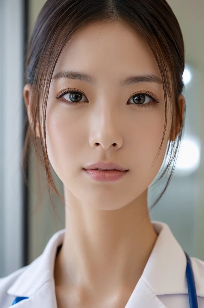 ((Highest quality)), ((masterpiece)), (detailed),Perfect Face,Japanese,Female doctor,White