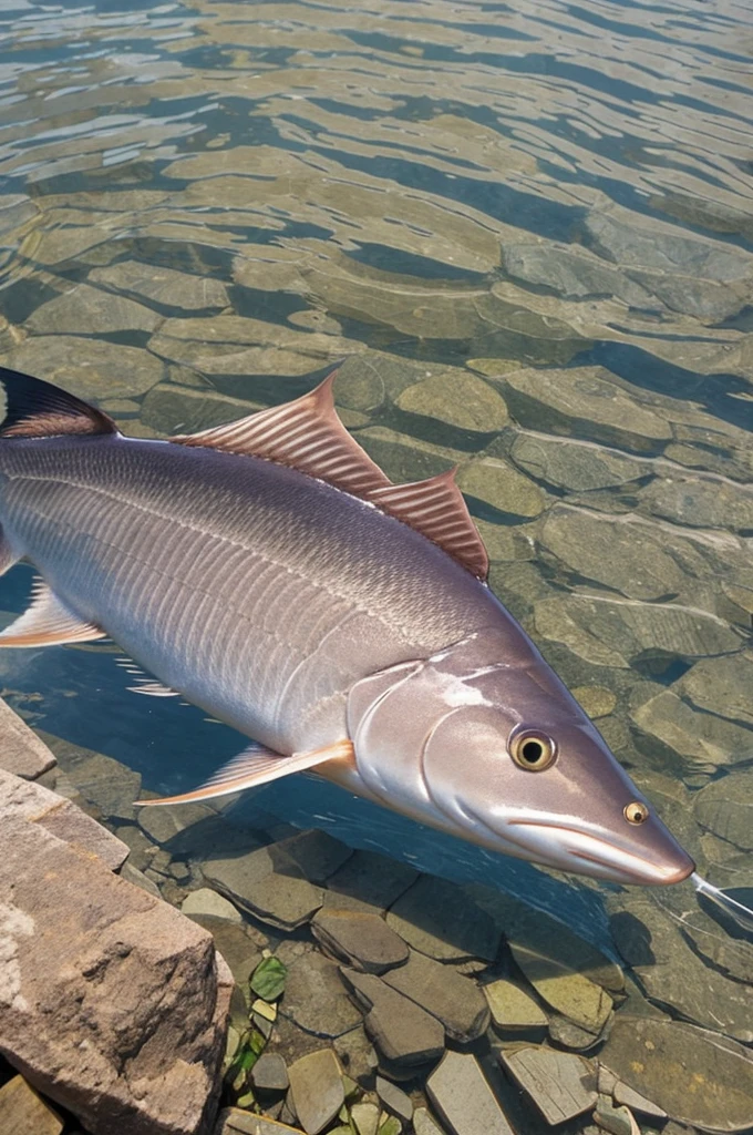 Let's anthropomorphize a Pangasius catfish into a anime character male