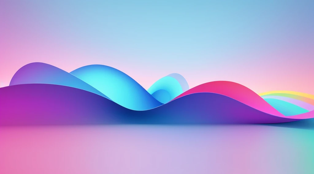 3d soft color abstract lgradient background