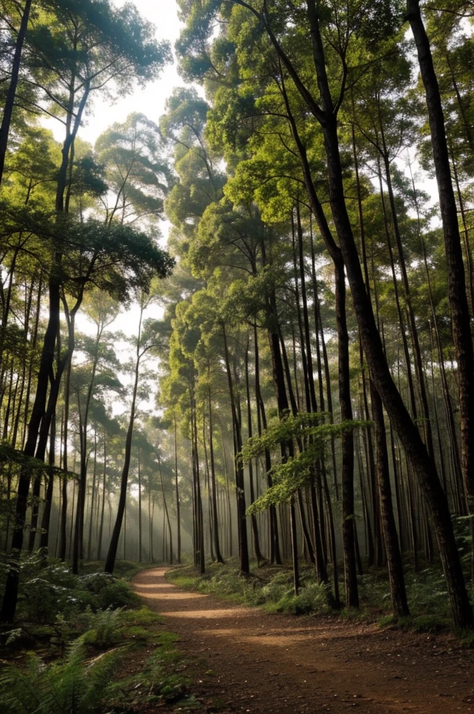 Fantasma en un bosque para un cuento 

