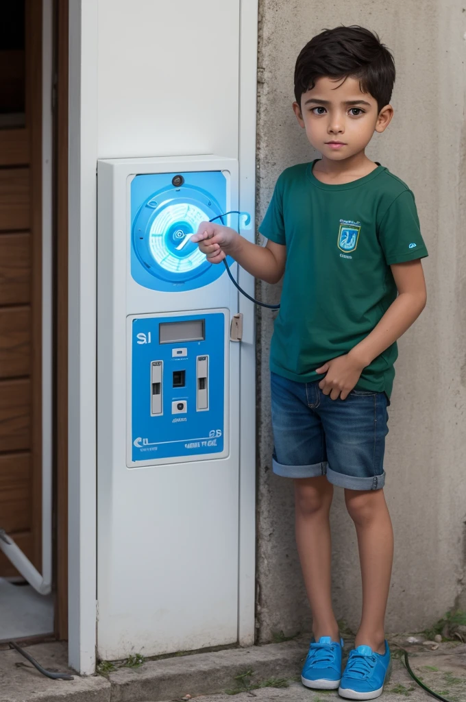 Crie uma imagem de um eletricista