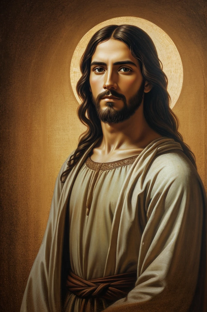 Jesucristo, rostro hermoso, Arte digital