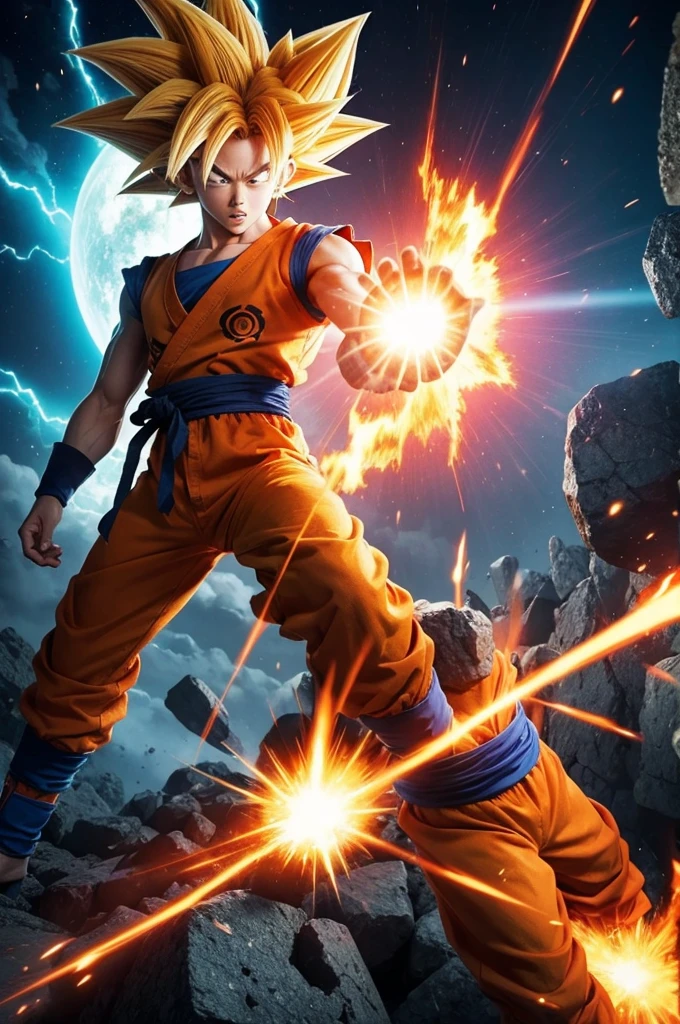 Imagem realista do Goku 