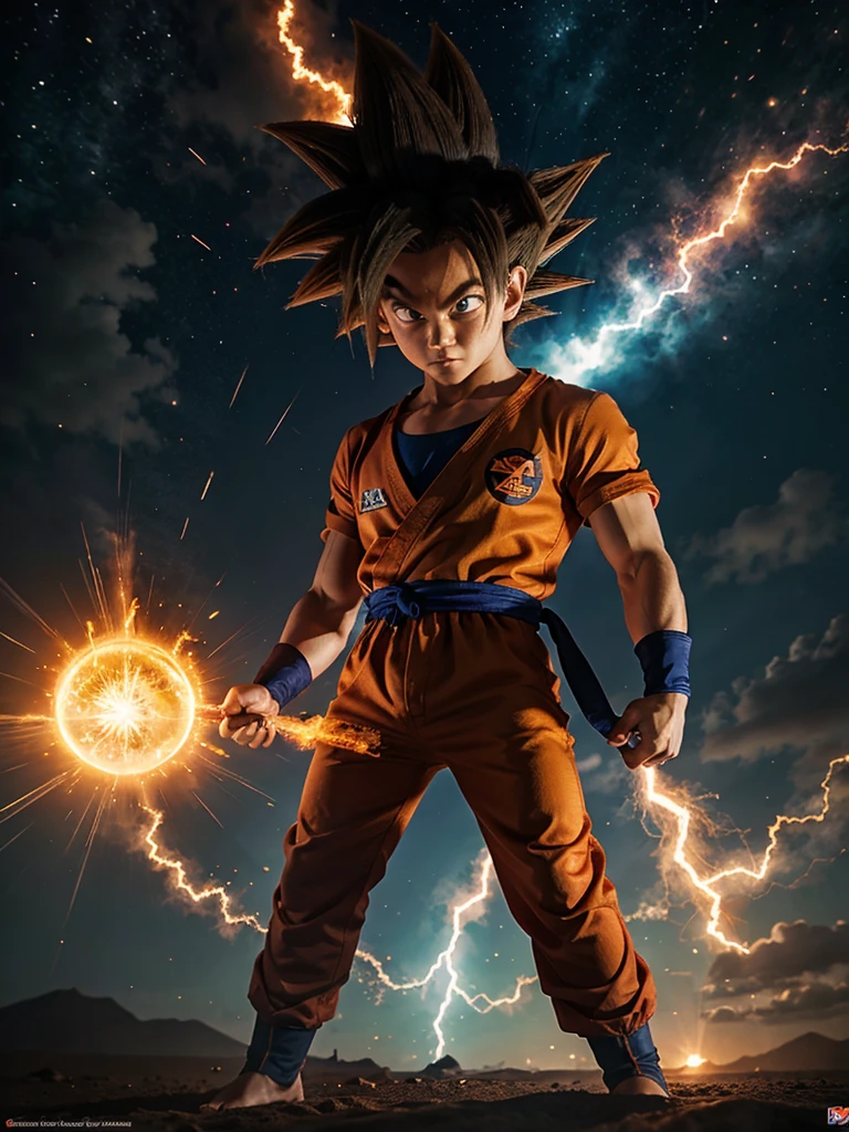 Imagem realista do Goku 