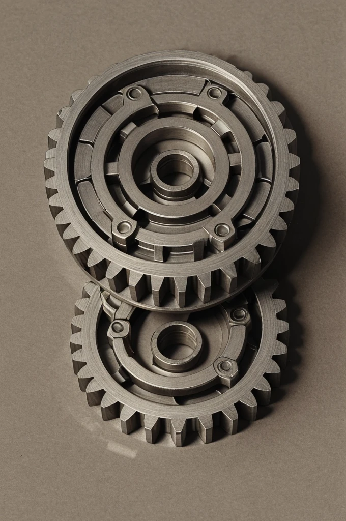 Drawing of a Gear that has its views that is isometric with 20 teeth must be proportional to the marked matter and is a straight gear Cam in isometric and in views at 30 degrees reference images