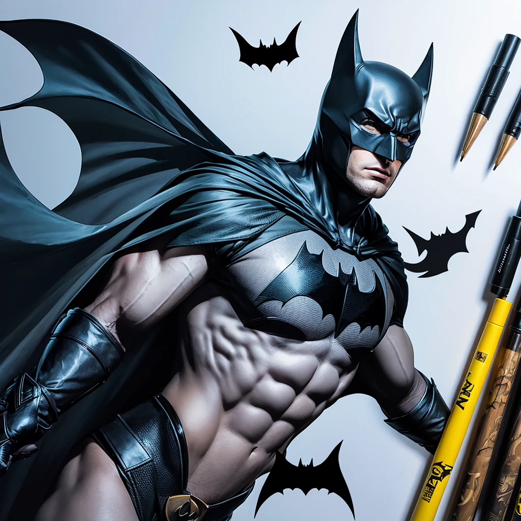 Draw Batman with polygons