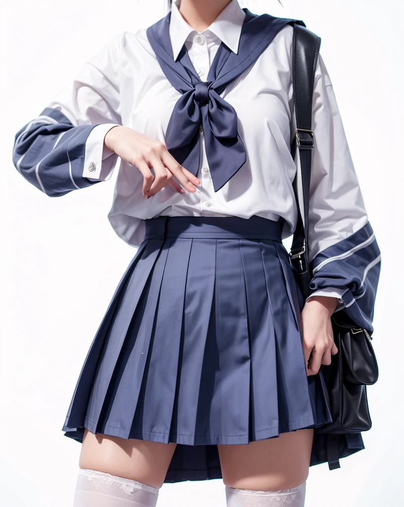1girl, masterpiece, high_quality, serafuku, school_uniform