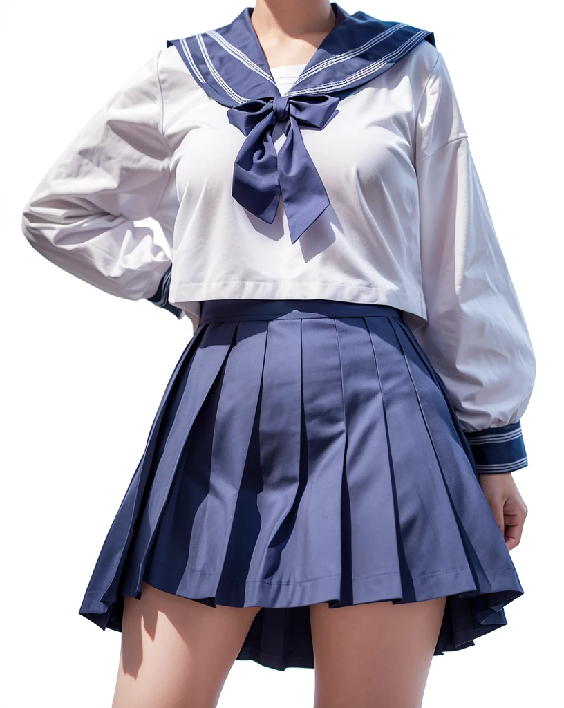 1girl, masterpiece, high_quality, serafuku, school_uniform