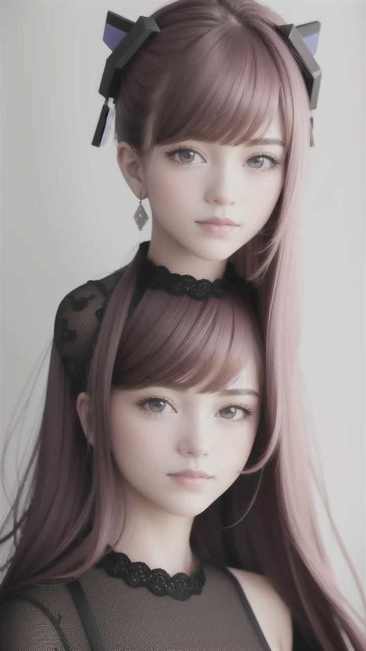"A simple, sophisticated style. **Her** gazes at the viewer with a calm expression. Her posture is natural, and her personal items are minimal. Clothing and accessories are simple and highlight her personality and features.

Styles include **Kushert Krenzky art, Fay Knight style anime style, Kanna Hashimoto style, Miho Yoshioka style feminine style, real anime 2.5D style, and real anime girl style**. We use high-definition official artwork and highly detailed and elaborate fan art trending on Art Station and Pixiv as references. The quality of the artwork is **golden ratio 1.2 and picture board 1.3**, aiming for **absurd, top quality, realistic, ultra-realistic, ultra-detailed illustrations**. Faces are **high definition** and lighting is perfect. Resolution is **8K, ultra high resolution: 1.2, high resolution (HD, 4K, 8K, 16K, etc. selectable)**. Color bit depth is **24-bit and 48-bit**."
