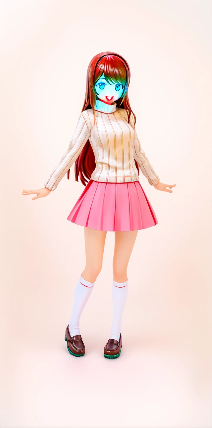 Close-up of a person holding a bag and bag, Pokemon Trainer Set, Rendering of a cute 3D anime girl, misty from pokemon, Characters assume natural poses, Anime style 3D, photorealistic anime girl rendering, Character posing, smooth anime cg art, 3d anime girl, Casual pose, detailed descriptions )