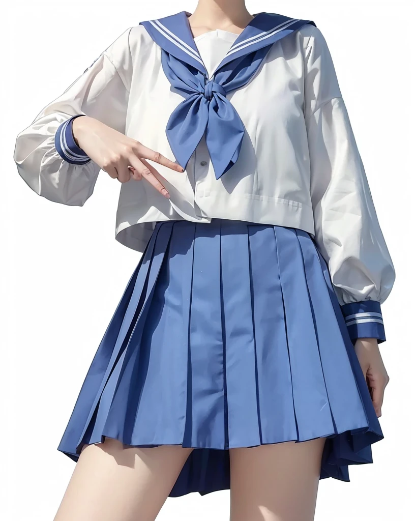 1girl, masterpiece, high_quality, serafuku, school_uniform