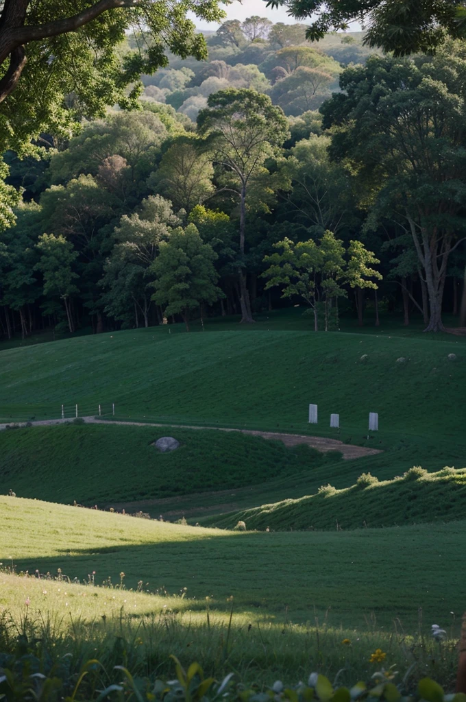 The green panoramic view soothes the eyes and heart
