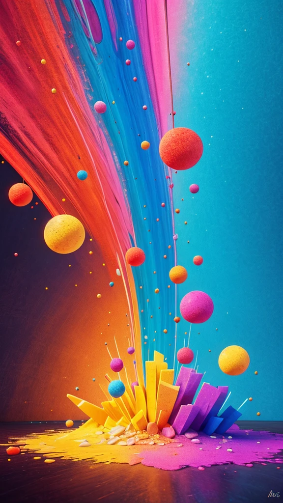 Abstract, colorful, sweet