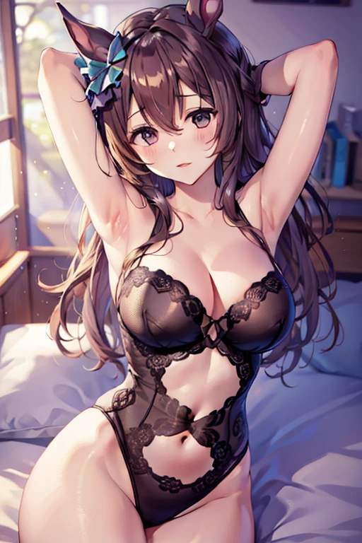 mejiro_bright_(umamusume), Sexy body, sexypose