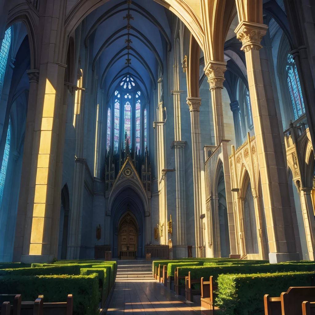 cathedral in the middle of the forest