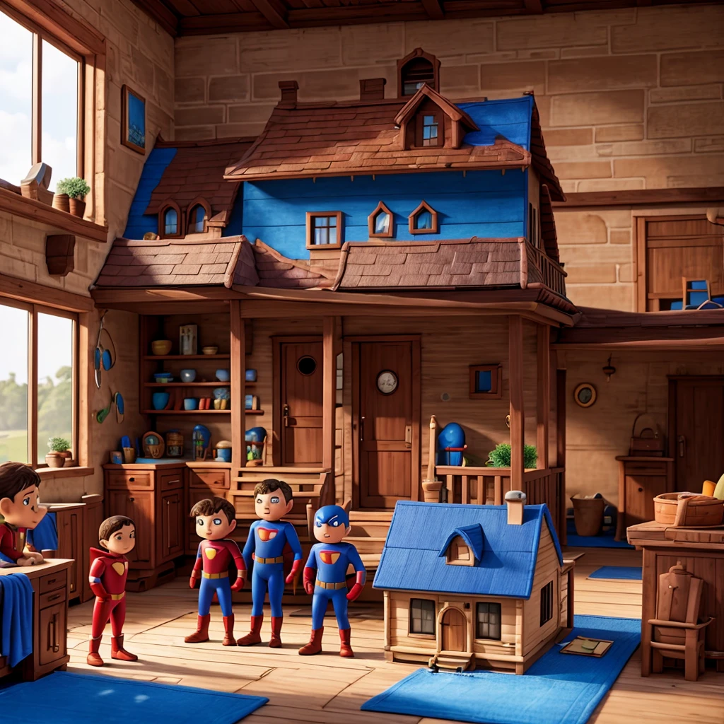 A house filled with superheroes