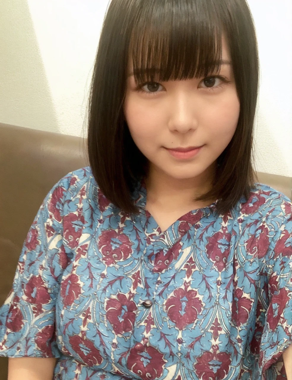 A cute, fair-skinned girl with a bob hairstyle