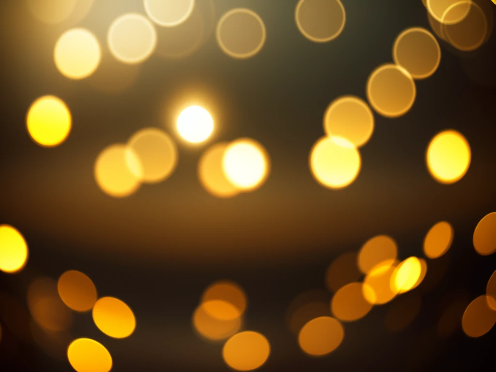 golden bokeh with 3d effect, cinematic, high detail