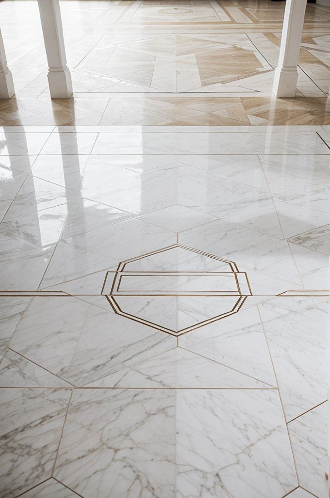 White palace floor design