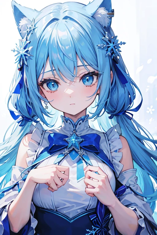 ❄️🧊💙, master piece, high quality, 4K, 8K