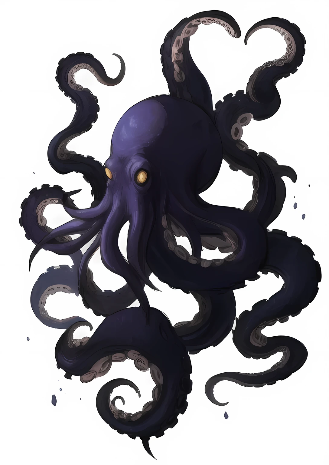 a black and white drawing of an octopus with tentacles, monster tentacle, tentacles зверя, Octopus dog, chtulhu, anthropomorphic octopus, many tentacles, inspired by Lovecraft, Lovecraft creature, tentacles, inspired by h.p. Lovecraft, смесь существ с tentaclesми, Lovecraft illustration, tentacles around, Cthulhu Squid