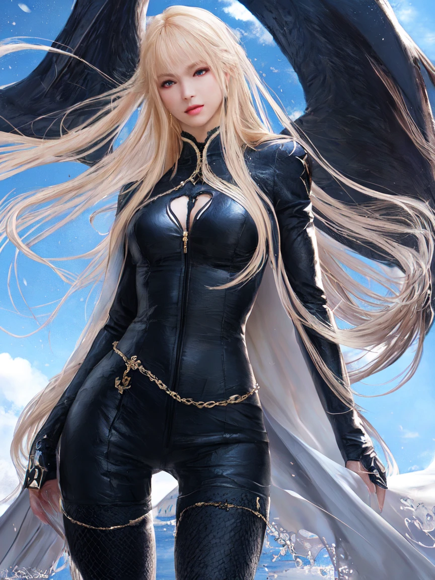king, 8k, masterpiece, bset quality, girl wearing sexy military officer outfit, tight pants, fishnet stockings, wide-brimmed officer-style trench coat. white leather luxury, glossy, sexy girl fantasy anime artwork, fantasy anime illustration, 8k badass anime, 4k anime art wallpaper, 4k anime art wallpaper, artwork 2.5 d cgi fantasy anime art, 8k anime art wallpapers, detailed digital anime art, beautiful fantasy anime, majestic epic anime artwork, 4k anime wallpapers, artwork detailed anime, sexy, seductive, giant, women, anime style, best quality, extremely detailed, best silhouette), font (detail) backdrop, dark fantasy), (beautifully detailed face), high contrast, (best lighting details, extremely delicate and beautiful eyes), ((cinematic lights)), colorful, super detailed, dramatic lighting statue, intricate details (1 girl, solo, sharp face, . Blonde, super long hair, bangs, long eyelashes, dynamic angles),