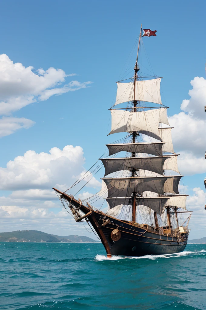 A pirate ship