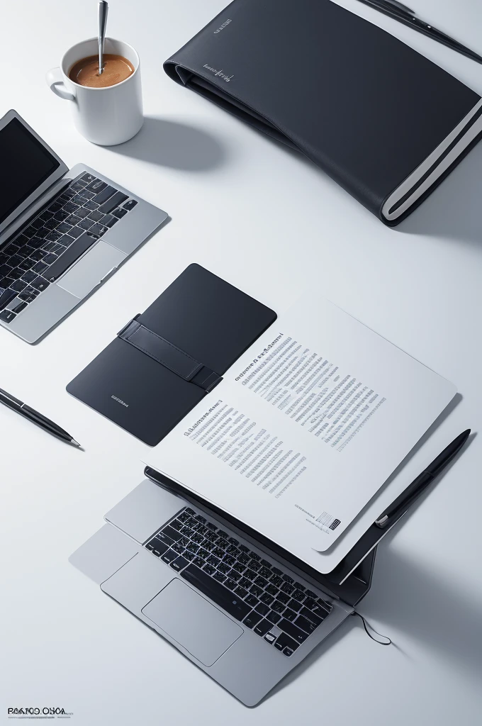 Crie uma imagem Escrito "lap book" escrito em branco com fundo preto