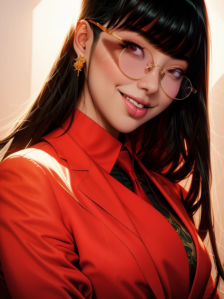 un primer plano de una mujer con gafas de sol y una camisa blanca, arte digital inspired by rossdraws, tendencia en Artstation, arte digital, in digital illustration style, exquisite digital illustration, awesome digital illustration, estilo artgerm, artista grafico artgerm, pintura digital brillante, estilo artgerm, Lois van Baarle y Rossdraws